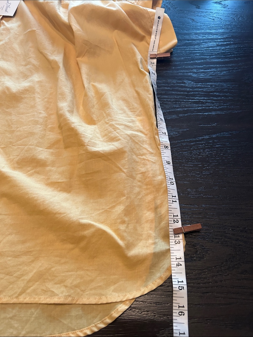 Universal Thread Mustard Yellow Short-Sleeve Button Tunic XXL - Picture 9 of 9